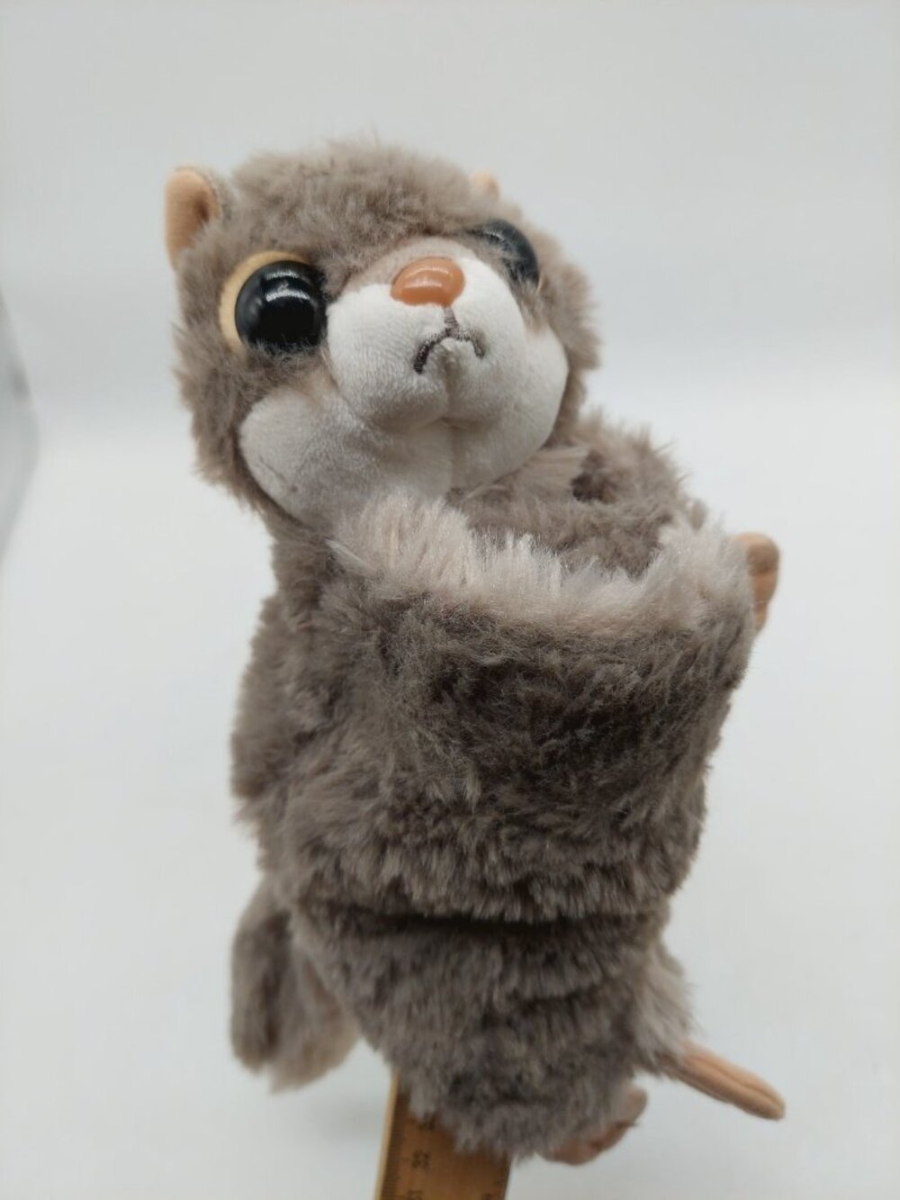 Wild Republic Flying Squirrel Plush Gray Stuffed Animal 10" Inch